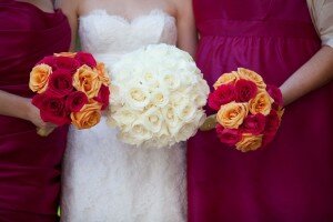 bridesmaids' bouquets