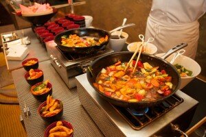 Chinese food station